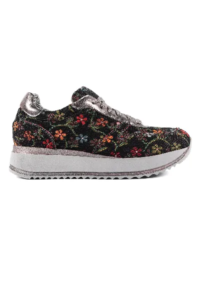 Risorse Future Risorse Future Damen vegan Sneaker Asia Schwarz Floret
