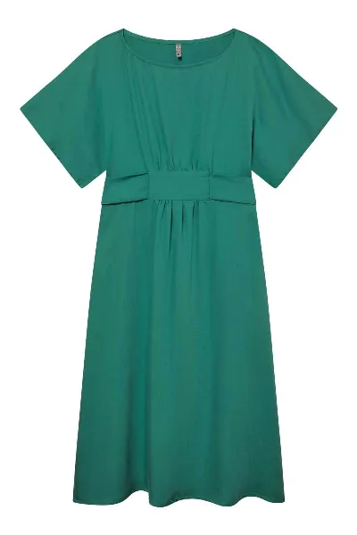 Widda Widda Damen vegan Kleid Lissi Petrol