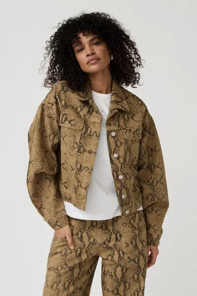Alchemist Alchemist Damen vegan Jacke Frederiek Khaki