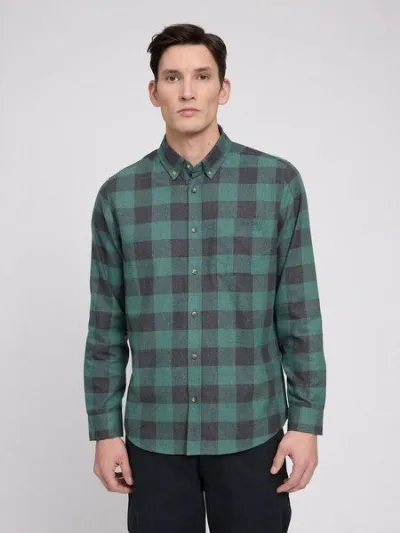 Mazine Mazine Herren Flannel Karo Hemd