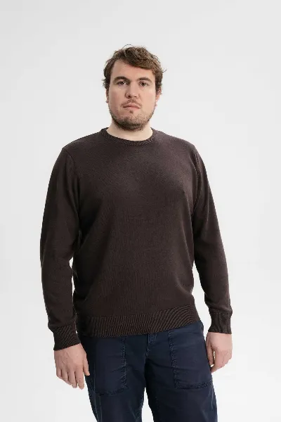 MELA MELA Herren vegan Feinstrick Pullover Himal
