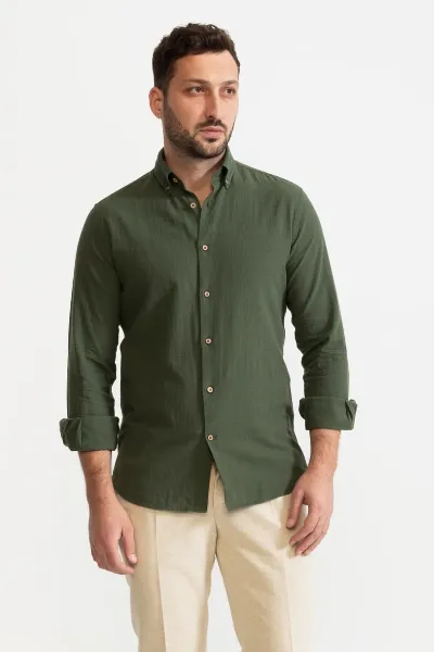 De IONESCU De IONESCU Herren vegan Shirt Godeanu Wald