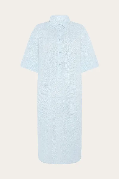 KnowledgeCotton Apparel KnowledgeCotton Apparel Damen vegan Hemd Kleid Struktur Skyway
