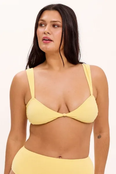 Understatement Understatement Damen vegan Bikinioberteil Balconette Gelb