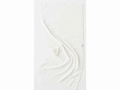 MELA MELA Bio-Handtuch 'TANVI' 50x100 cm, aus Frottee, naturweiß