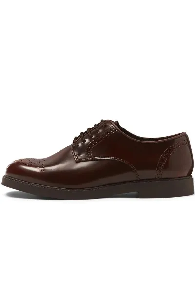 Will's Vegan Store Will's Vegan Store Herren vegan Signature Brogues Cordovan Rot Glanz