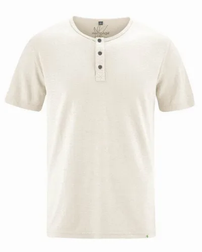 HempAge HempAge Herren Henley Hanf Vegan