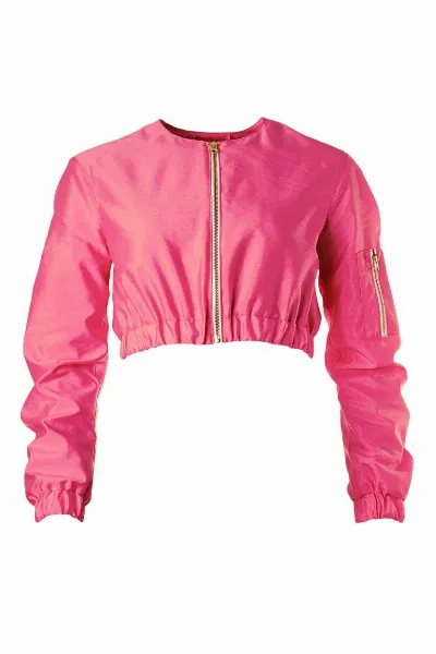 MAHLA MAHLA Damen vegan Jacke Juicy Cropped Pink
