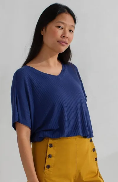 TWOTHIRDS TWOTHIRDS Damen vegan T-Shirt Illetis Blaubeere