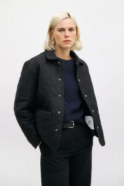 Rotholz Rotholz Damen vegan Jacke Flanell Gesteppt