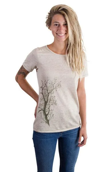 Life-Tree Life-Tree Hemp Fairwear Shirt Women Esche