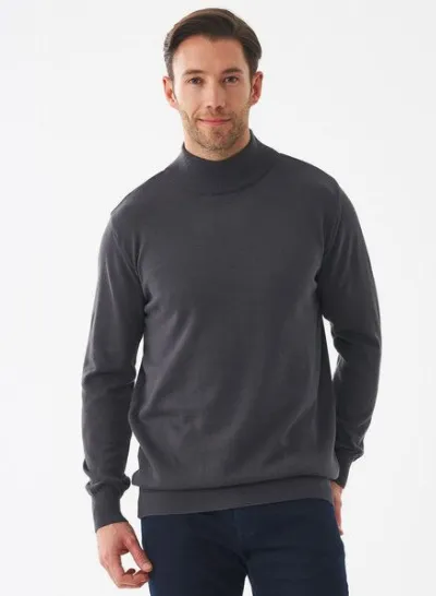 ORGANICATION ORGANICATION Rollkragenpullover aus Bio-Baumwolle
