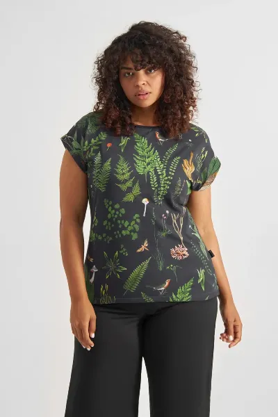 dedicated T-Shirt Visby Secret Garden Schwarz