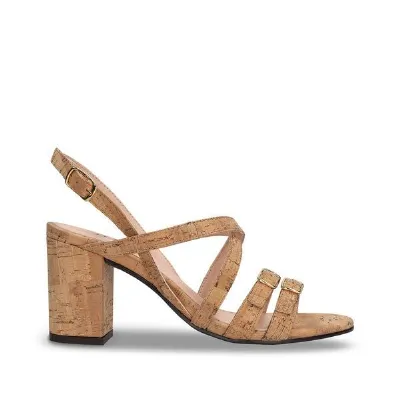 Nae Vegan Shoes Nae Vegan Shoes NAE - Maria Braune Vegane Korksandalen