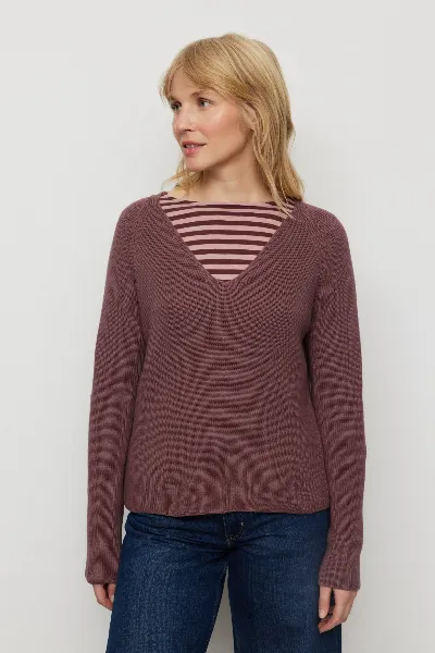 recolution Recolution Damen vegan Pullover Arugula Wild Berry