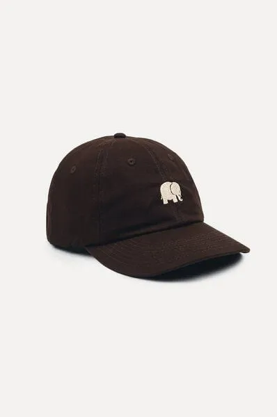 Trendsplant Trendsplant Logo Dad Cap Poplar Brown