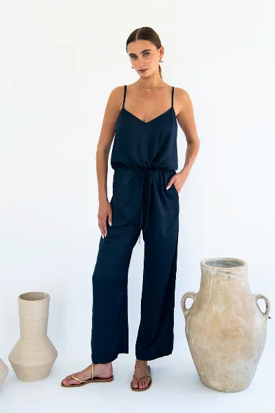 Neu Nomads Neu Nomads Damen vegan Jumpsuit Melbourne Mitternacht