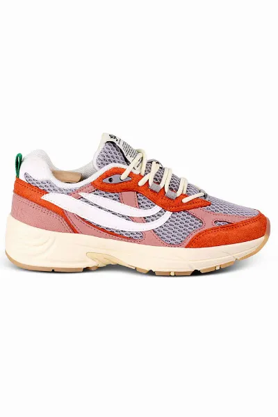 Genesis Genesis Damen vegan Sneaker G-Eco 99 Multi Orange Rose Grau