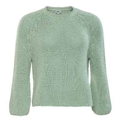 Living Crafts LIVING CRAFTS - Damen Pullover, 3/4-Arm - Grün