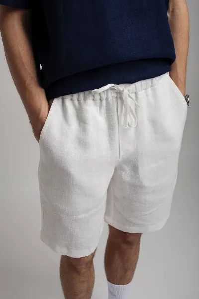 Amber Linen Amber Linen Herren vegan Kurze Hosen Miami