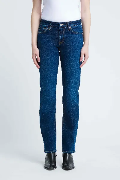 Kings Of Indigo Kings of Indigo Damen vegan Jeans Emiko Eldorado Washed Dunkelblau