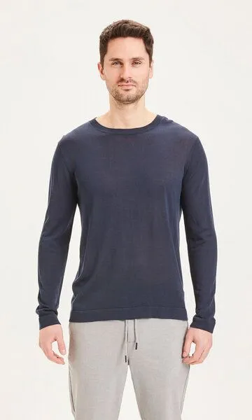 KnowledgeCotton Apparel KnowledgeCotton Apparel FORREST O-Neck Tencel Knit Pullover