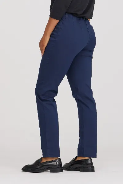 LAURIE LAURIE Damen vegan Hose Kelly Regular Sl Marineblau