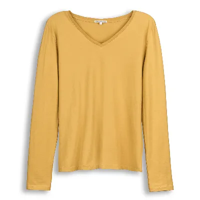 Living Crafts LIVING CRAFTS - Damen Langarm-Shirt - Gelb