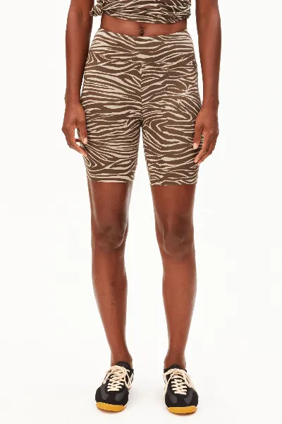 ARMEDANGELS Radlerhose Nedaa Zebra Braun