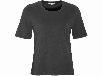 Living Crafts Living Crafts Bio-Damen-T-Shirt 'TABERA' mit Rundhalsausschnitt, black,