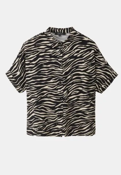 recolution Damen Bluse aus LENZING ECOVERO Viskose - LOTUS ZEBRA - recolution