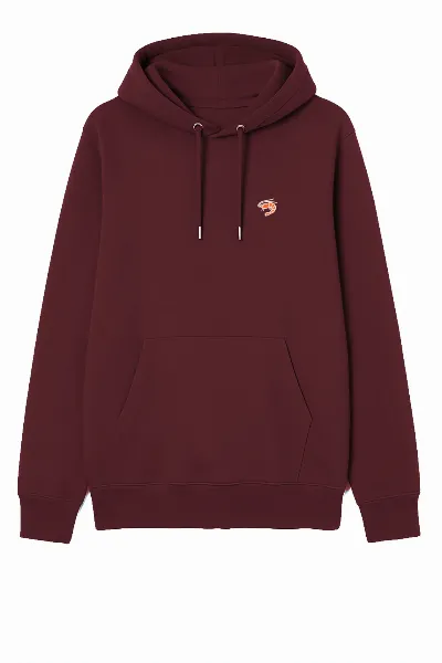 HAFENDIEB Hafendieb Herren vegan Hoodie Herren Crab Burgundy