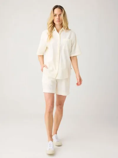 KnowledgeCotton Apparel KnowledgeCotton Apparel Weite Seersucker-Shorts POSEY aus Bio-Baumwolle