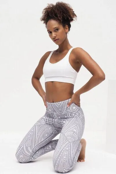 Kismet Yogastyle Kismet Yogastyle GANGA LEGGINGS 7/8 MANDALAY GRAU