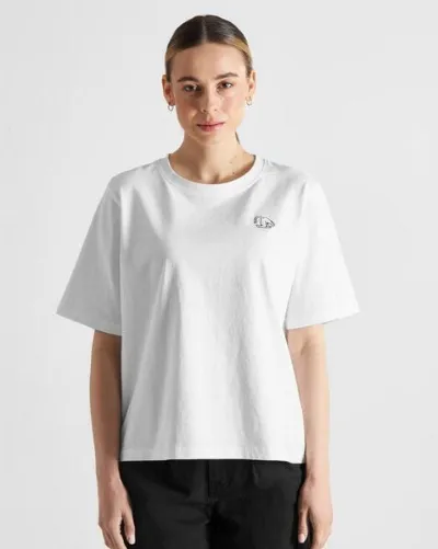 Dedicated DEDICATED T-Shirt Vadstena Cat Pose - White