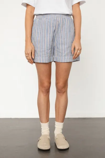 Rotholz Rotholz Damen vegan Shorts Gestreift Multicolour