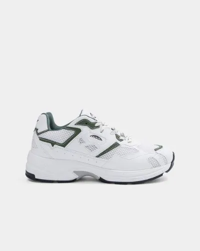 MoEa MoEa Sneakers Rush - White & Green - Apple
