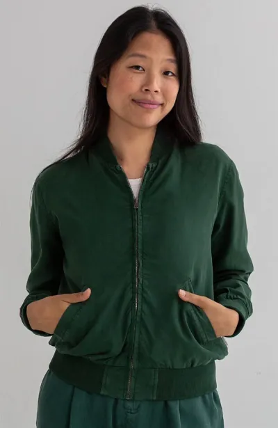 TWOTHIRDS TWOTHIRDS Damen vegan Jacke Vulcano Grün