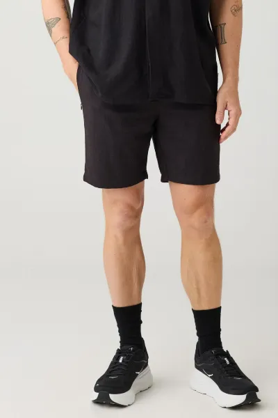 KnowledgeCotton Apparel KnowledgeCotton Apparel Damen vegan Shorts Astral Comfort Blend In Schwarz Jet