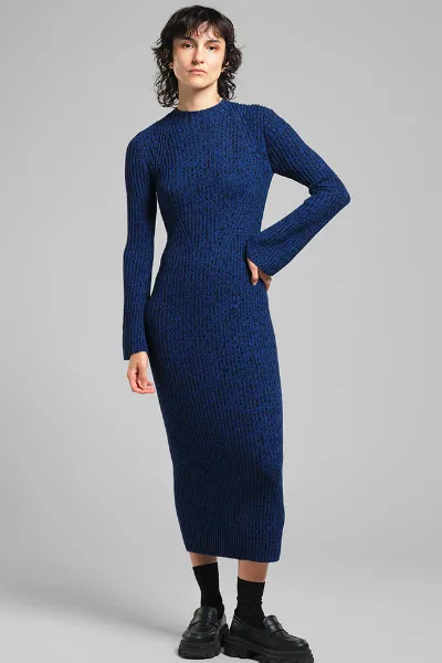 Dedicated DEDICATED Damen vegan Kleid Vamlingbo Blau
