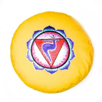 Just Be Just Be Chakra Meditations- und Yogakissen, rund