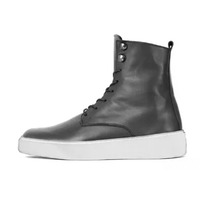 SORBAS SORBAS '96v vegane Boots aus recycling Kunstleder Schwarz