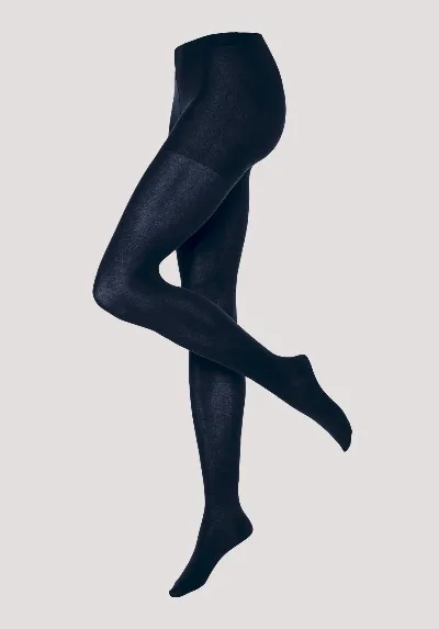 hessnatur hessnatur Feinstrumpfhose aus Bio-Baumwolle - blau