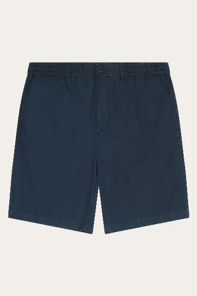 KnowledgeCotton Apparel KnowledgeCotton Apparel Herren vegan Shorts Fig Lose Popeline Total Eclipse