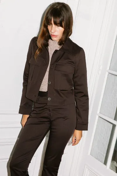 Avani Avani Damen vegan Jacke Dahlia Braun