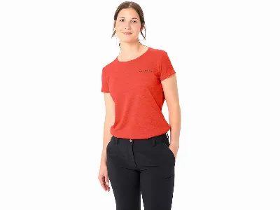 Vaude VAUDE Damen-T-Shirt Essential mit Rundhalsausschnitt, glowing red,