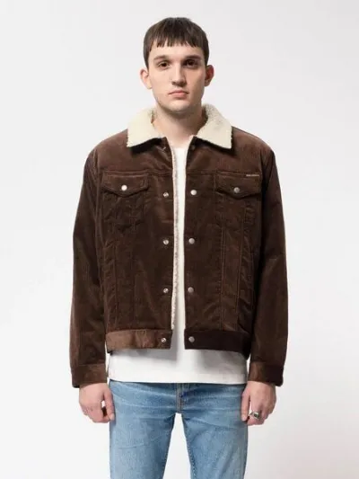 Nudie Jeans Nudie Jeans Jacke Bonny Cord Sherpa - Brown