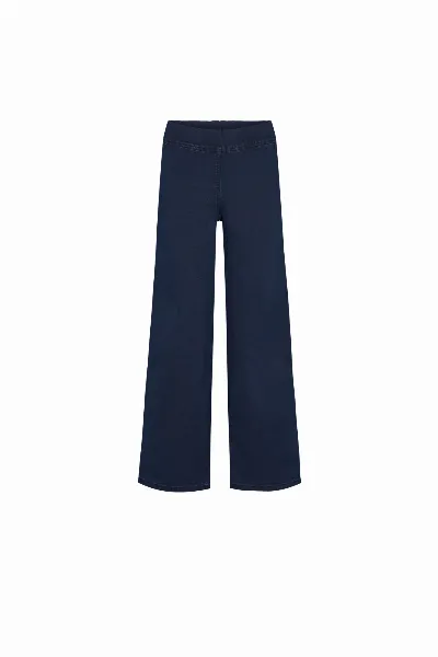LAURIE LAURIE Damen vegan Hose Serene Loose Xsl Dark Blue Denim