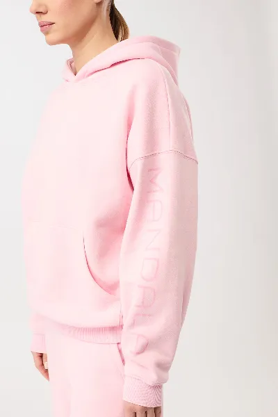 mandala MANDALA Damen vegan Hoodie Basic Signature Soft Pink