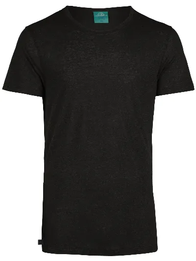 nice to meet me nice to meet me Herren vegan T-Shirt Erde Schwarz Melange